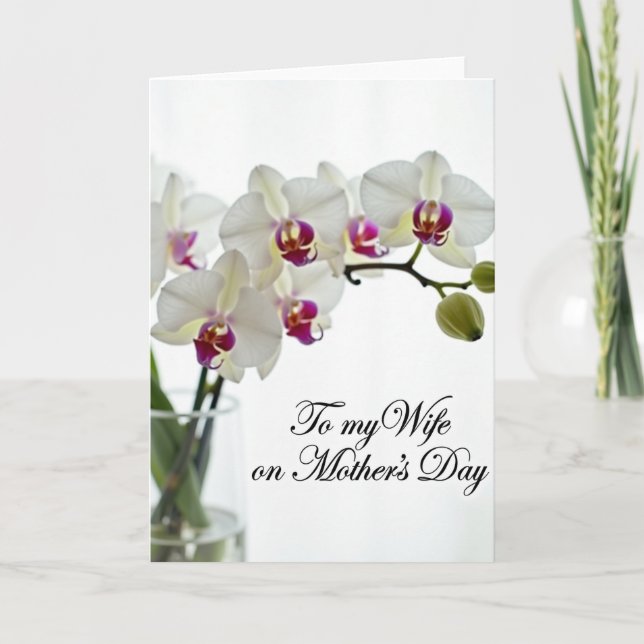 Ethereal Mothers Day Bouquet Card (Front)