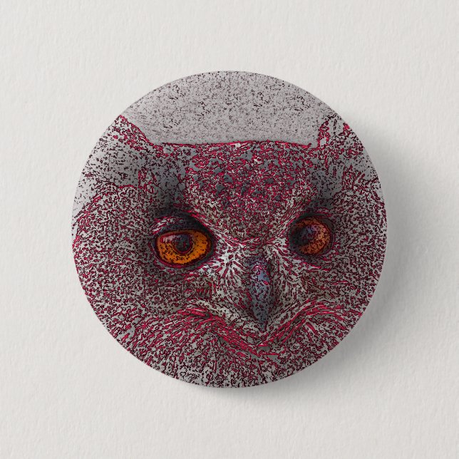 Ethereal Owl Button (Front)