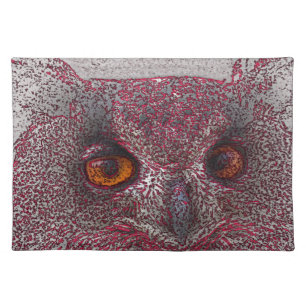 Ethereal Owl Cloth Placemat
