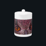 Ethereal Owl Teapot<br><div class="desc">A delicate and mysterious image of a owl.</div>