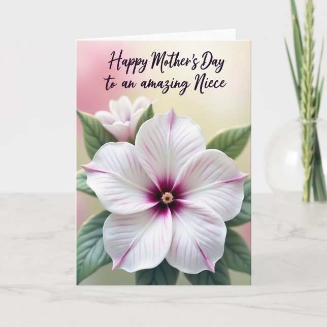 Ethereal Petals Mothers Day Card (Front)
