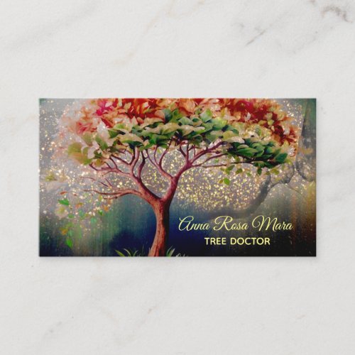  Ethereal  QR TREE Fantasy AP82 Business Card