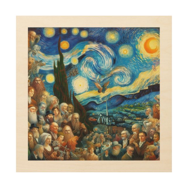 Ethereal Renaissance Reverie Wood Wall Art (Front)