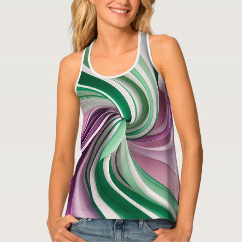 ETHEREAL REVERIE A DANCE OF COLORS TANK TOP
