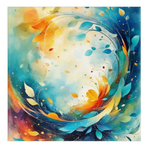 Ethereal Reverie Abstract Acrylic Print