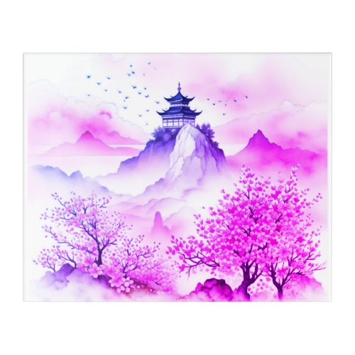  Ethereal Sakura Vista   ããƒãƒãƒãµããƒãƒãã Acrylic Print