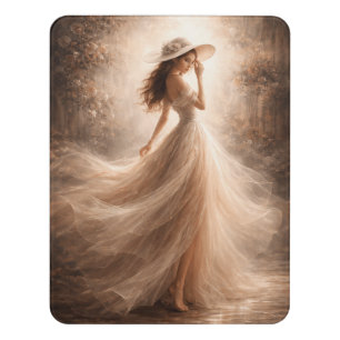 Ethereal Slavic  Water Nymph Door Sign   Boho 
