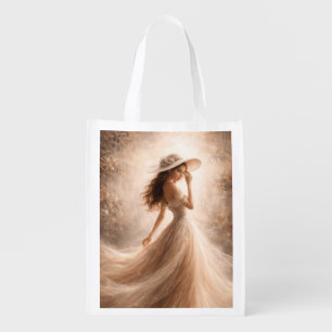 Ethereal Slavic Water Nymph Tote Bag Boho