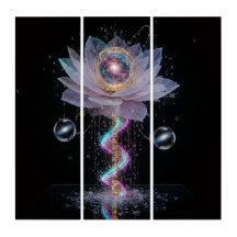 Ethereal Spiral Bloom: Shimmering Galaxy