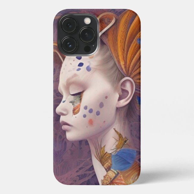 Ethereal Spiritual Spirit Guide Nymph Fairytale  i iPhone Case (Back)