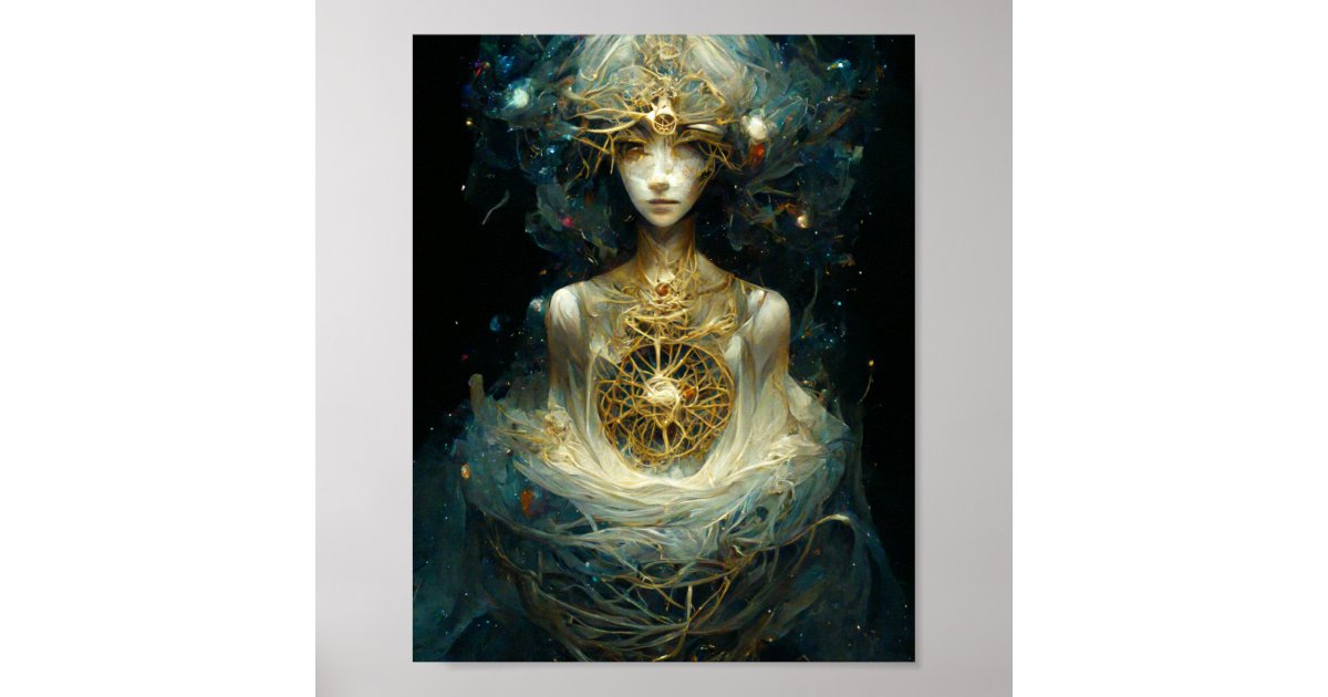 Ethereal Sprite Fantasy Art Poster | Zazzle