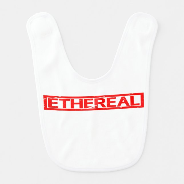 Ethereal Stamp Baby Bib (Front)