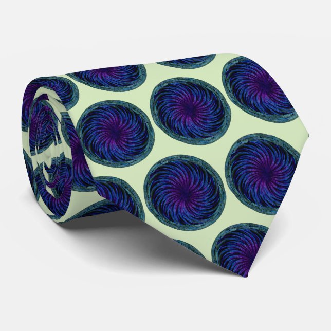 Ethereal Swirl Neck Tie (Rolled)