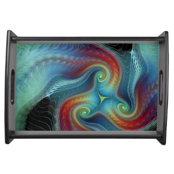 Ethereal Veil Serving Tray by Fiery_Fire at Zazzle