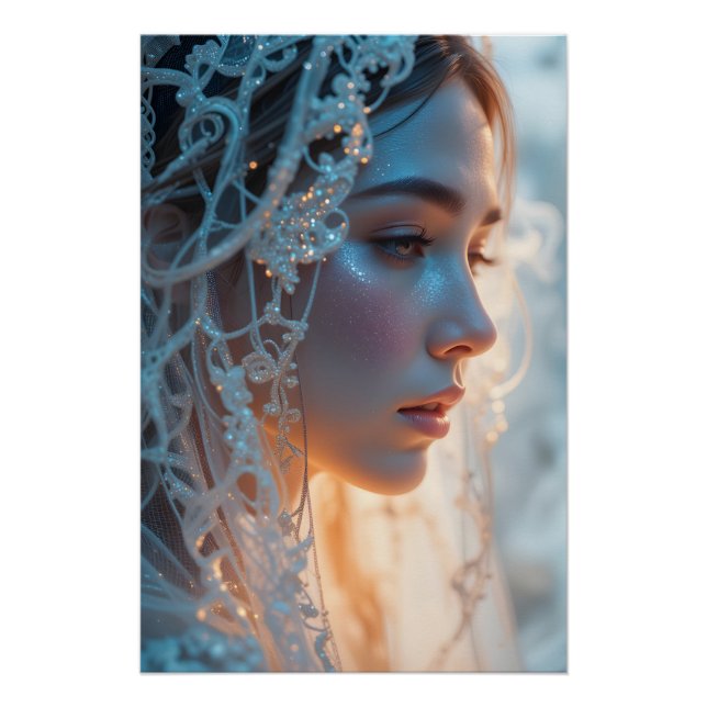 Ethereal Veiled Profile Poster (Front)