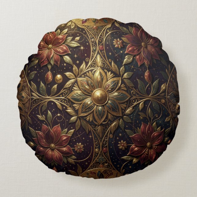 Ethereal Vision – Beyond Reality2 Round Pillow (Front)