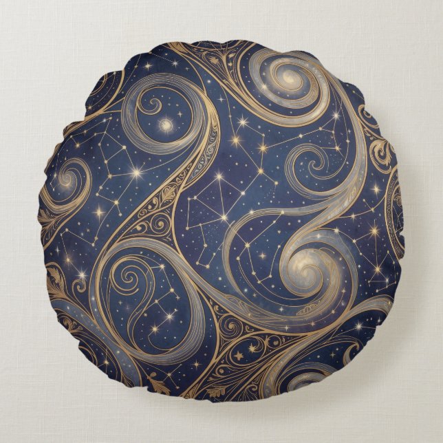 Ethereal Vision – Beyond Reality3 Round Pillow (Front)