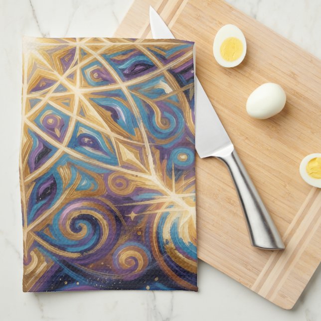 Ethereal Vision – Beyond Reality49 Kitchen Towel (Quarter Fold)