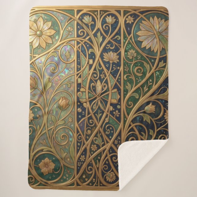 Ethereal Vision – Beyond Reality8 Sherpa Blanket (Front)