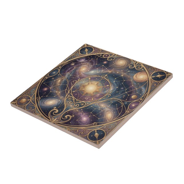 Ethereal Vision – Beyond Reality Ceramic Tile (Side)