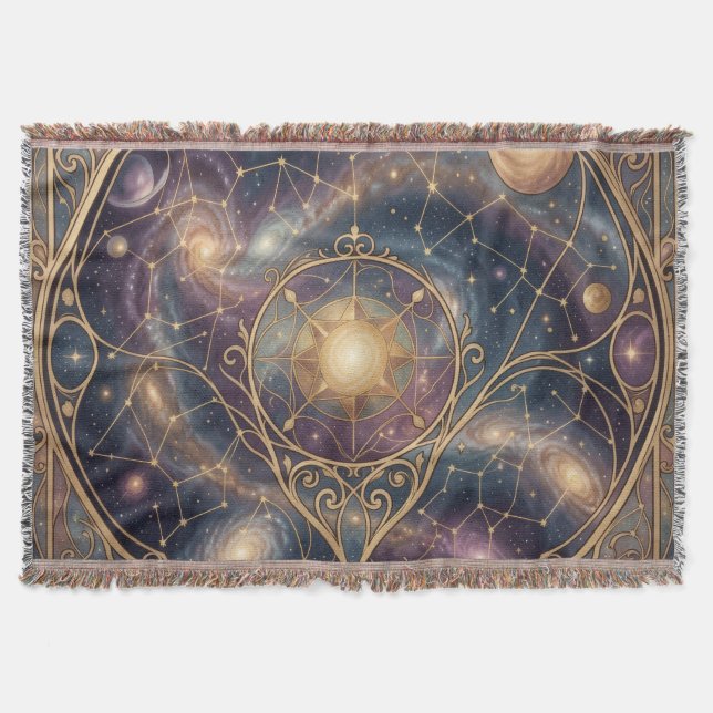 Ethereal Vision – Beyond Reality Throw Blanket (Front)