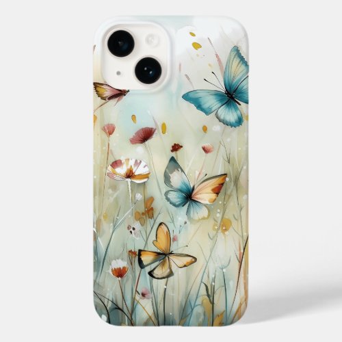 Ethereal Watercolor Butterfly Garden Phone Case