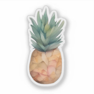 Ethereal Watercolor Pineapple Sticker