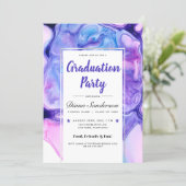 Ethereal Wave Graduation Party Invitations V 03 (Standing Front)