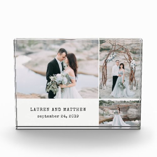 Ethereal Wedding  3 Photo Collage