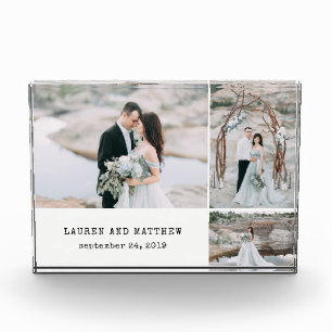 Ethereal Wedding 3 Photo Collage Block