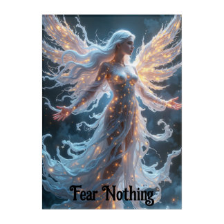 Ethereal winged Lights Nymph Acrylic Print