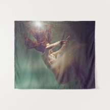 Ethereal Woman Underwater Dreamscape