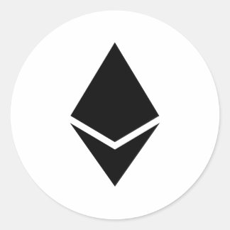 Ethereum Black Logo Sticker