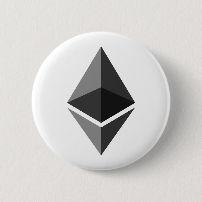 Ethereum button/pin button (Front)