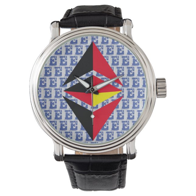 ETHEREUM CLASSIC CRYPTO CURRENCY T-Shirt Watch (Front)