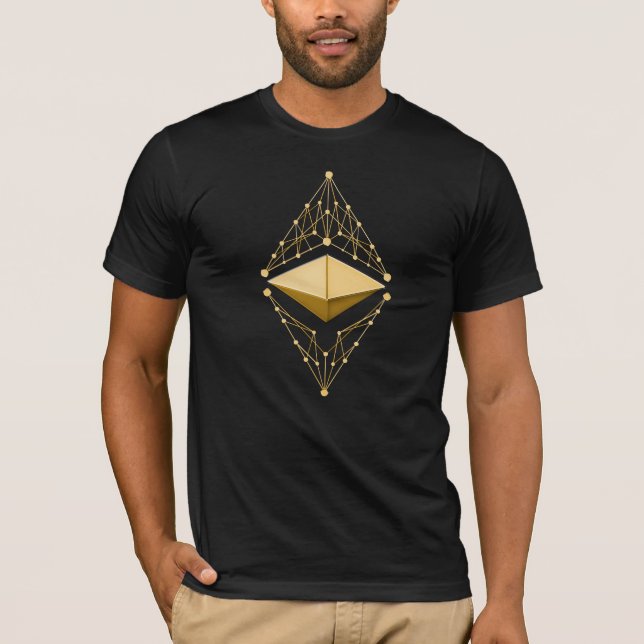 Ethereum Classic Gold (no text) T-Shirt (Front)