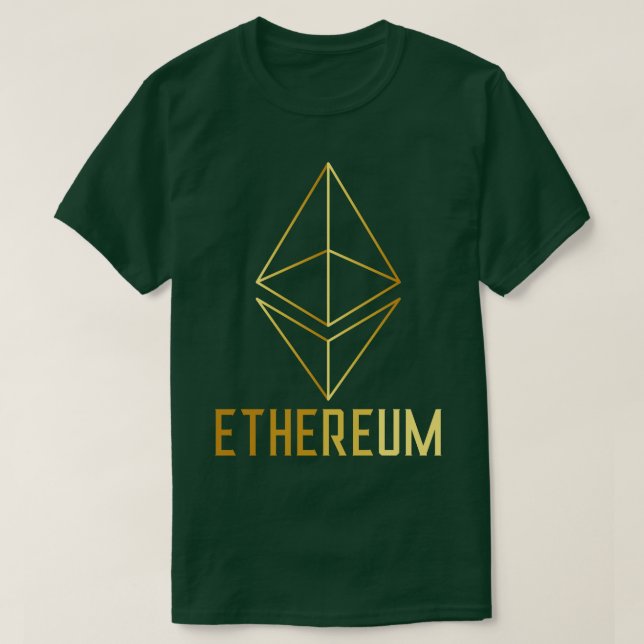 Ethereum Cryptocurrency ETH Blockchain 1 T-Shirt (Design Front)