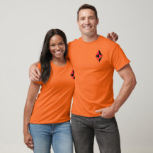 Ethereum ETH Black & Red Logo | Pocket Shirt