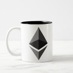 Ethereum ETH Logo Crypto Blockchain Two-Tone Coffee Mug
