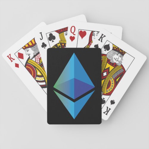 Ethereum Logo Symbol Cryptocurrency Playing Cards