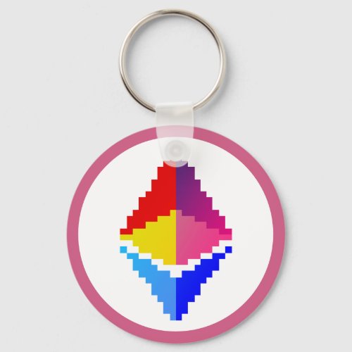 Ethereum Pixelart Keychain