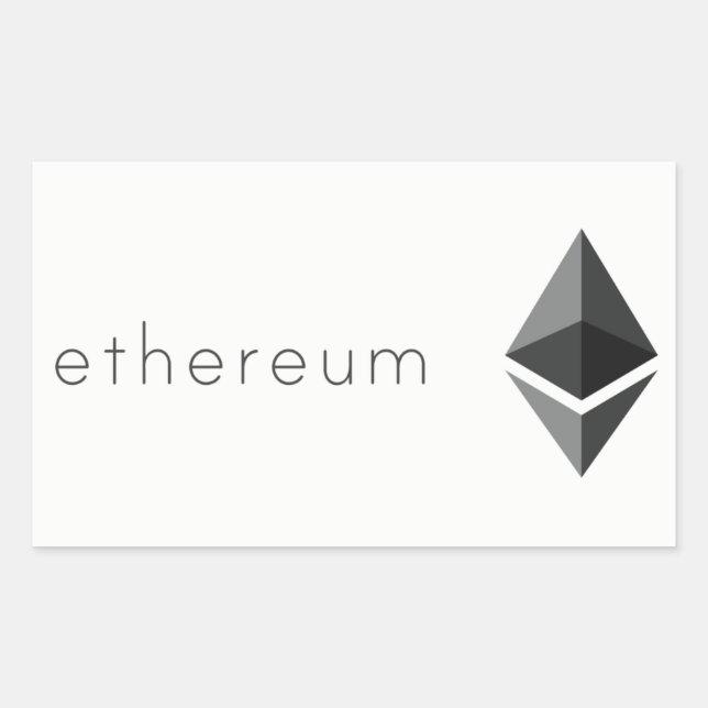 Ethereum Rectangular Sticker (Front)
