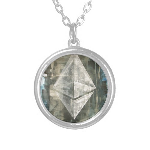 Ethereum Silver Plated Necklace