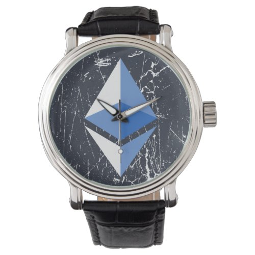 ethereum symbol grunge crypto cryptocurrency money watch