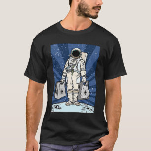 Ethereum To The Moon ETH Space Man Merch T-Shirt