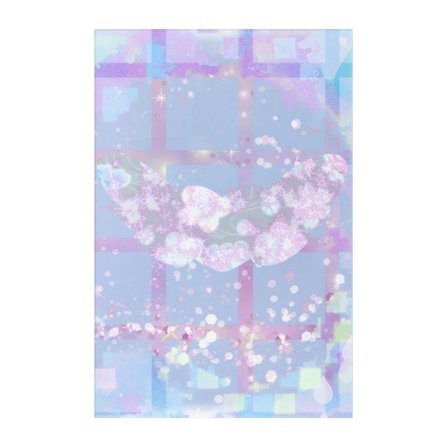 Etherial glow of heaven acrylic print (Front)
