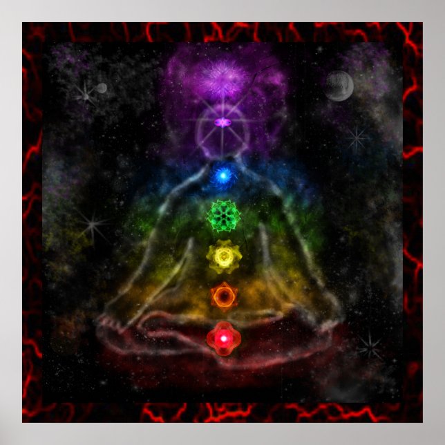 ETHERIC AURA CHAKRA POSTER (Front)