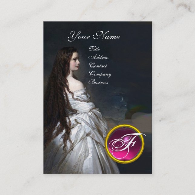 ETHERNAL BEAUTY Hair Salon Day Spa., Makeup Artist Business Card (Front)