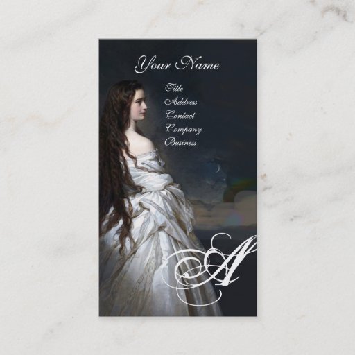 Customizable ETHERNAL BEAUTY Hair Salon Day Spa., Makeup Artist Business Card Template