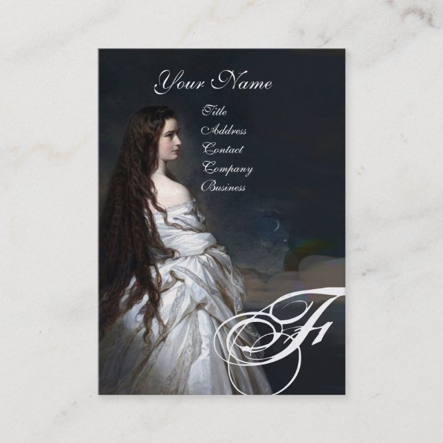 ETHERNAL BEAUTY Hair Salon Day Spa., Makeup Artist Business Card (Front)